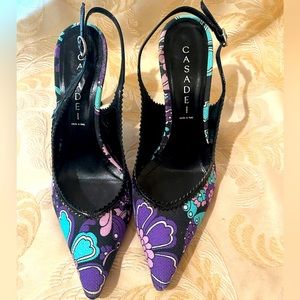 Casadei sling backs size 7.5 used condition